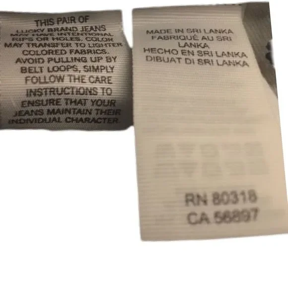 NWT $89 Lucky Brand | Bohemian | Fringe Hem Distressed Jeans | Size 00 - Picture 4 of 7